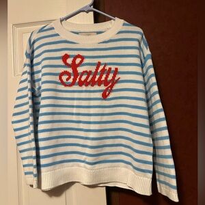 LOFT Salty Striped Sweater - Red, Blue, and White